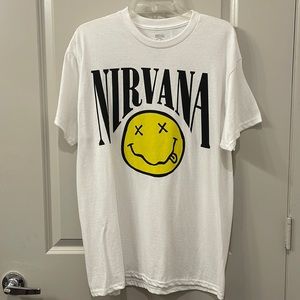 Nirvana smiley Tshirt size Large